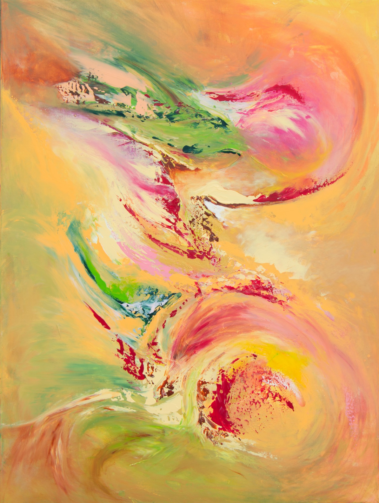 Vnitřní proud, 60x80cm, akryl