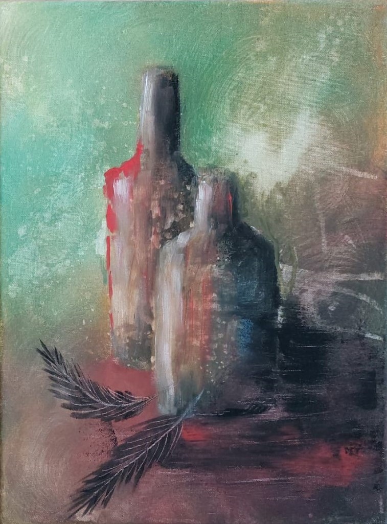 Hořko-sladké ticho, 30x40cm, akryl